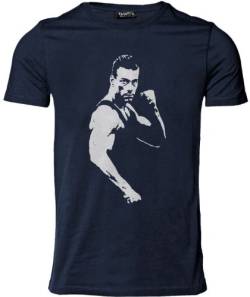 Stylotex Herren Slimfit T-Shirt Fighter, Größe:XL;Farbe:Navy von Stylotex