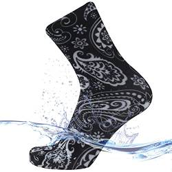 SuMade Ultradünne wasserdichte Crew-Knöchelsocken, Unisex, Wandern, Kajak, 1 Paar von SuMade