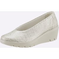 Witt Weiden Damen Slipper champagner-bedruckt von Suave