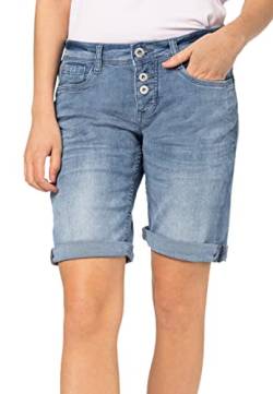 Sublevel Damen Jeans Bermuda Shorts Kurze Hose Light-Blue S von Sublevel