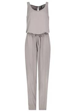 Sublevel Damen Overall Jumpsuit lange Hose Binde Gürtel Einteiler, Hosengröße:L / 40, Farbe:Taupe von Sublevel