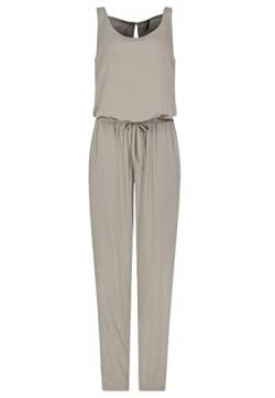 Sublevel Damen Overall Jumpsuit lange Hose Binde Gürtel Einteiler, Hosengröße:S / 36, Farbe:Olive von Sublevel