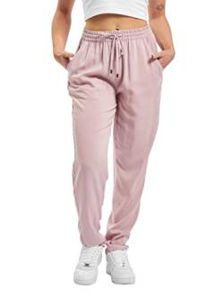 Sublevel Damen Sommer Stoff-Hose mit Gummibund & Kordelzug Light-Rose XS von Sublevel