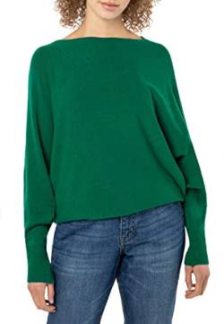 Sublevel Damen Strick Pullover Fledermausärmel Feinstrick Dark-Green S/M von Sublevel