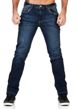 Sublevel Herren Jeans Hose ASJohn Regular LSL-472 gerades Bein Dark Blue Denim D272 W31 von Sublevel