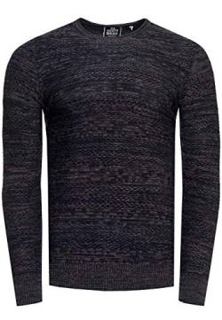 Subliminal Mode - Herren-Pullover, Rollkragen, Chic und modisch, Strick, Winter, mit Stehkragen, Chiner, Geschenkidee BX1732, 377 Marine, X-Large von Subliminal Mode