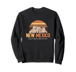 State of New Mexico sunset casual southwest graphic Sweatshirt von Suburbia Fun Time Tees