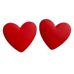 Acryl-Herz-Ohrringe, Valentinstag-Herz-Ohrringe, neue Liebes-Herz-Ohrringe für Frauen und Mädchen, Schmuckgeschenk, Bonbonfarbene Ohrringe für Freundin, Ehefrau, Mutter, Valentinstagsgeschenk von Suchkeit