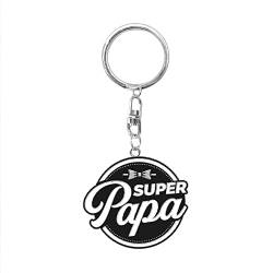 Schlüsselanhänger Modell Super Papa, mehrfarbig, One size von Sud Trading Company