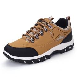 Sudychen Wanderschuhe Herren Leichte Outdoor Trekkingschuhe rutschfeste Schuhe für Camping Wandern Hiking Sommer Schwarz Braun von Sudychen