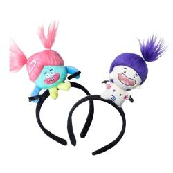 2 Stück Lustige Haarbänder Für Frauen Modische Gesichtswasch Stirnbänder Cartoon Nette Hoop Haarbänder Mädchen Haar Accessoires Cartoon Nette Hoop Haarbänder von SueaLe