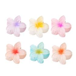 6 Stücke Eier Haar Clip Floral Klaue Clip Haar Klaue Barrettes Frühling Klemme Haar Zubehör Für Frauen Haarnadel Für Frauen von SueaLe