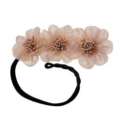 Elegante Faule Lockenwickler Haarspangen Modische Blumen Die Werkzeuge Herstellen Süße Stirnband Haarbänder Haar Accessoire Haar Accessoires Zum Schminken von SueaLe