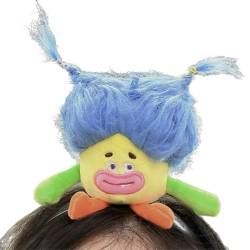 SueaLe Waschen Gesicht Stirnbänder Cartoon Gefüllte Puppe Form Stirnband Frau Spa Make-Up Haarband Make-Up Fotografieren Kopfbedeckung von SueaLe