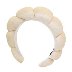 Weiches Schwamm Stirnband Für Frauen Und Mädchen Rutschfestes Gesichtswasch Stirnband Make Up Hairhoop Weiches Samt Haarband Zubehör Modisches Schwamm Stirnband Mädchen Stirnband von SueaLe