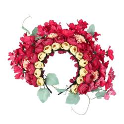 Wunderschöner Seidenblumen Kopfschmuck Blumen Stirnband Elegantes Haar Accessoire Mit Blumen Akzent Für Brautjungfern Haare Zur Hochzeit von SueaLe