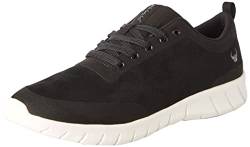 Suecos Unisex Alma Velvety Sneaker, Schwarz, 45 EU Weit von Suecos