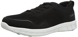 Suecos Unisex Lätt Sneaker, Schwarz, Weiß, 38 EU Weit von Suecos