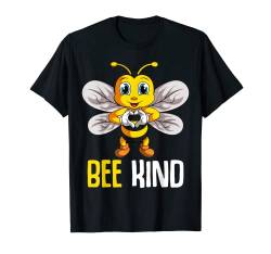 Bee Kind Bienen Mädchen Kinder Damen T-Shirt von Süße Bienen Liebhaber Geschenke