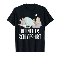 Offizielles Schlafshirt Schlafanzug Dackel Hund T-Shirt von Süße Dackel Hunde Design Überraschung Bekleidung