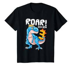 Kinder Geburtstagsshirt 3 Jahre Junge Dinosaurier Geschenk Dino T-Shirt von Süße Dino Geburtstag TShirts