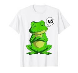 Frosch Nö Frösche Kinder Jungen Mädchen T-Shirt von Süße Frosch Liebhaber Geschenke