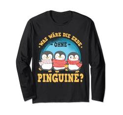 Antarktis Pinguine Motiv Pinguin Langarmshirt von Süße Pinguin Liebhaber Geschenke