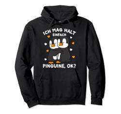 Ich mag halt Pinguine Kinder Mädchen Damen Penguin Pullover Hoodie von Süße Pinguin Liebhaber Geschenke