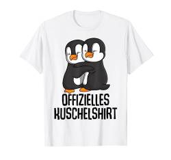 Offizielles Kuschelshirt Pinguin Kinder Damen Herren Penguin T-Shirt von Süße Pinguin Liebhaber Geschenke