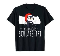 Pinguin Offizielles Schlafshirt Weihnachten Penguin T-Shirt von Süße Pinguin Liebhaber Geschenke