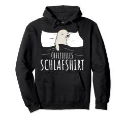 Offizielles Schlafshirt Robbe Schlafanzug Robben Pullover Hoodie von Süße Robbe Geschenkideen