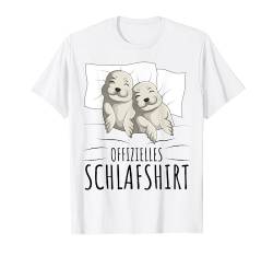 Offizielles Schlafshirt Robben T-Shirt von Süße Robbe Geschenkideen