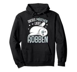 Robbe Seehund Seelöwe Robben Mädchen Kinder Pullover Hoodie von Süße Robbe Geschenkideen