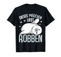 Robbe Seehund Seelöwe Robben Mädchen Kinder T-Shirt von Süße Robbe Geschenkideen