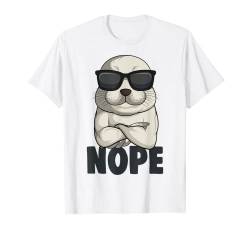 Robbe Seelöwe Seehund Kinder Damen Mädchen Jungen Robben T-Shirt von Süße Robbe Geschenkideen