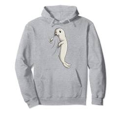 Robbe Seelöwe Seehund Robben Kinder Mädchen Jungen Damen Pullover Hoodie von Süße Robbe Geschenkideen