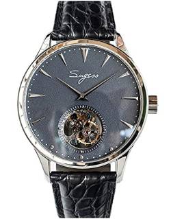 SU8000ISG Tourbillon Master Seagull ST8000 Uhrwerk Saphirglas Herren mechanische Armbanduhr 1963 von Sugess