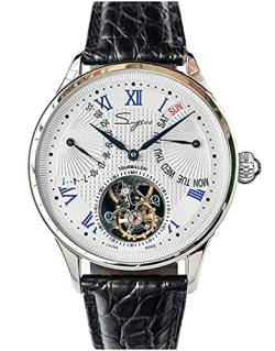 SU8004SK Tourbillon Master Seagull ST8004 Uhrwerk Saphirglas Herren mechanische Armbanduhr 1963 von Sugess