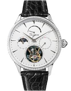 Sugess Tourbillon Master Seagull ST8007 Uhrwerk Saphirglas Herren Mechanische Uhr 1963 SU8007SWD2 von Sugess