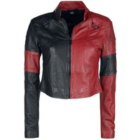 Suicide Squad - DC Comics Lederjacke - 2 - Harley Quinn - S bis XXL - für Damen - Größe L - schwarz/rot  - EMP exklusives Merchandise! von Suicide Squad