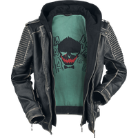 Suicide Squad - DC Comics Lederjacke - The Joker - S bis 3XL - für Männer - Größe 3XL - schwarz  - EMP exklusives Merchandise! von Suicide Squad