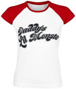 Suicide Squad Daddy's Lil' Monster Frauen T-Shirt weiß/rot L von Suicide Squad