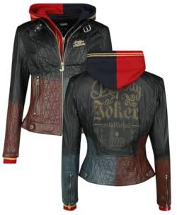 Suicide Squad Harley Quinn - Daddy's Lil' Monster Frauen Lederjacke multicolor L von Suicide Squad