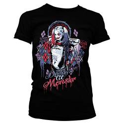 Suicide Squad Offizielles Lizenzprodukt Harley Quinn Damen T-Shirt (Schwarz), XX-Large von Suicide Squad
