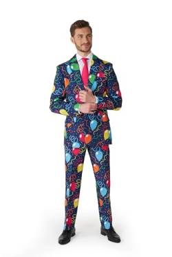 Suitmeister Partykostüm für Herren - lustiger Luftballon- und Konfetti-Anzug von Suitmeister