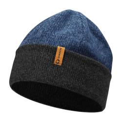 Sukeen Unisex Beanie-Mtze, Strickmütze Herren Damen, Wintermütze Strickmütze, Cuffed Hats Weich & Warm, Kopfbedeckung aus Jersey Baumwolle mit Elasthan-Anteil, Einheitsgröße von Sukeen