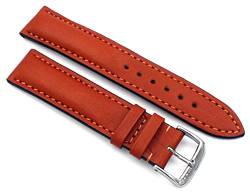 Sulla RIOS1931 Wolga 19mm hochqualitativer klassik Juchten Leder Armband handgemacht und handvernäht in Deutschland Cognac von Sulla