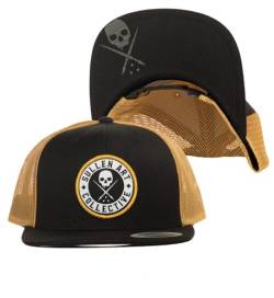 Sullen Men's BOH Mesh Snapback Hat Black/Yellow von Sullen