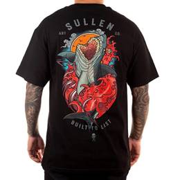 Sullen Men's Blood In The Water Short Sleeve T Shirt Black 2XL von Sullen