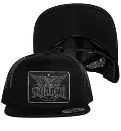 Sullen Men's Eagle Tradition Trucker Snapback Hat Black von Sullen